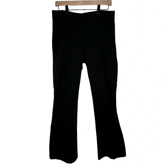 Eileen Fisher Black Ponte Knit Pull-On Elastic Waist Pant Size Small - Picture 2 of 9